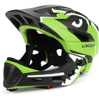 Lixada Kids Bike Helmet Adjustable Detachable Full Face Helmet For Cycling Helmet For Children Bicycle, Skateboard, Scooter, Protective Gear (20.5-22 Inches)