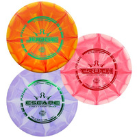 Dynamic Discs Prime Burst 3 Disc Golf Starter Set, Men, Women, And Kids, Beginners Frisbee Disc Golf Set, Putter, Midrange, And Fairway Drivers, Colors Will Vary
