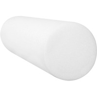 Cando 30-2103 White Pe Foam Roller, Round, 4"" Diameter, 12"" Length