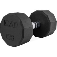 Cap Barbell 12-Sided Coated Dumbbell, 25 Lb