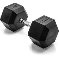 Cap Barbell Cap 60 Lb Coated Hex Dumbbell Weight, New Edition, Black, (Sdris-60)