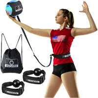 Ovanto Volleyball Training Equipment Aid - Solo Adjustable Volleyball Equipment In 4 Styles To Serve, Spike, Set And Pass Like A Pro - Gift For Beginners & Experts