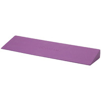 Gaiam Yoga Block Wedge - Lightweight Eva Foam - Yoga Wedge For Wrist And Lower Back Support - Slant Board For Comfortable Yoga Poses And Angles, (20"" L X 6"" W X 2"" H), Deep Purple