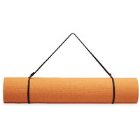 Gaiam Essentials Premium Yoga Mat With Carrier Sling, Orange, 72 Inchl X 24 Inchw X 1/4 Inch Thick