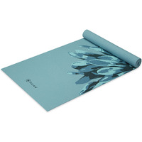 Gaiam Yoga Mat Classic Print Non Slip Exercise & Fitness Mat For All Types Of Yoga, Pilates & Floor Workouts, Vibrant Flourish, 4Mm