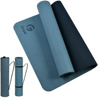 Gruper Yoga Mat Non Slip, Eco Friendly Fitness Exercise Mat With Carrying Strap,Pro Yoga Mats For Women,Workout Mats For Home, Pilates And Floor Exercises