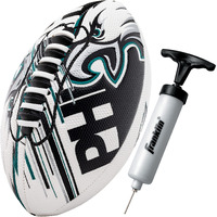 Franklin Sports Nfl Philadelphia Eagles Football - Youth Mini Football - 8.5"" Football- Spacelace Easy Grip Texture- Perfect For Kids !