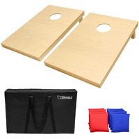 Gosports Solid Wood Premium Cornhole Set - Choose Between 4 Ft X 2 Ft Or 3 Ft X 2 Ft Game Boards, Includes Set Of 8 Corn Hole Toss Bags
