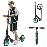 Wayplus Kick Scooter For Ages 6+,Kid, Teens & Adults. Max Load 240 Lbs. Foldable, Lightweight, 8In Big Wheels Kids, Teen And Adults, 4 Adjustable Levels. Bearing Abec9