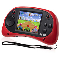 Kids Handheld Game Portable Video Game Player With 200 Games 16 Bit 2.5 Inch Screen Mini Retro Electronic Game Machine ,Best Gift For Child (Red)