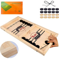 Simplenice Fast Sling Puck Game,Sling Puck Game,Slingpuck Games Toy,Paced Winner Board Games Toys For Kids & Adults Medium Size
