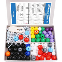 Swpeet 240 Pcs Organic Chemistry Molecular Model Student And Teacher Kit, Chemistry Molecular Model Student And Teacher Set - 86 Atoms & 153 Bonds & 1 Short Link Remover Tool