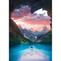 Buffalo Games - Follow Your Heart - 500 Piece Jigsaw Puzzle Blue,Brown,Orange,Pink, 21.25""L X 15""W