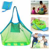 Supmlc Mesh Beach Bag Extra Large Beach Bags And Totes Tote Backpack Toys Towels Sand Away For Holding Beach Toys Children' Toys Market Grocery Picnic Tote