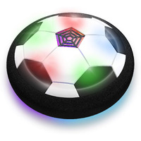 Toyk Boy Toys - Led Hover Soccer Ball - Air Power Training Ball Playing Football Indoor Outdoor Game - Birthday Gifts For Kids, Age 3 4 5 6 7 8-12 Year Old Boys - Soccer