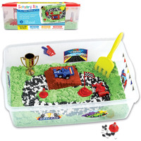 Creativity For Kids Sensory Bin: Race Track - Toddler Toys For Kids Ages 3-4+ Pretend Play, Sensory Learning Toys With Car Track, Gifts For Kids