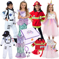Born Toys Toddler Dress Up Clothes For Little Girls, Washable Kids Costumes For Girls 3-7