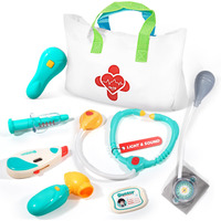 Doctor Kit For Toddlers 3-5 - Preschool Pretend Play Medical Kit With Stethoscope, Blood Pressure Cuff And Carrying Bag- Dress Up Toys For Kids Ages 3+ Years