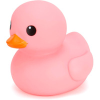 Jumbo Rubber Duck Bath Toy - Giant Ducks Big Duckie Baby Shower Birthday Party Favors 8-Inches (Pink)