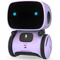 Gilobaby Kids Robot Toys, Interactive Robot Companion Smart Talking Robot With Voice Control Touch Sensor, Singing, Dancing, Recording, Repeat, Birthday Gifts For Girls Ages 3+ Years (Purple)