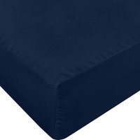Utopia Bedding Twin Fitted Sheet - Bottom Sheet - Deep Pocket - Soft Microfiber - Shrinkage And Fade Resistant - Easy Care - 1 Fitted Sheet Only (Navy)