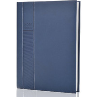 Large Notebooks And Journals Classic Hardcover Notebook 8 X 11 Inch 128 Sheets (256 Pages) Leather Notebook Journals To Write In For Women Men Ozchin (Blue)