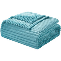 Nestl Soft King Size Blanket - Cozy Bed Blankets King Size, Warm King Blanket, Lightweight King Size Blankets For Bed, Cut Plush Fleece Blanket King Size, Teal King Size Fuzzy Blanket 108 X 90 Inches