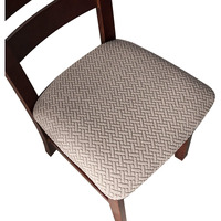 Genina Seat Covers For Dining Room Chair Seat Slipcovers Kitchen Chair Covers (Taupe, 4 Pcs)