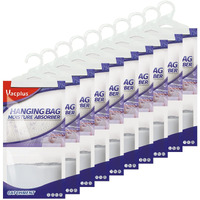 Vacplus Moisture Absorbers, Hanging Humidity Packs For Effectively Absorbing Excess Moisture, Closet Dehumidifiers & Odor Removers With Lavender Fragrance For Home & Car (10 Pack)