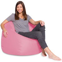 Posh Beanbags Bean Bag Chair, X-Large-48In, Solid Pink