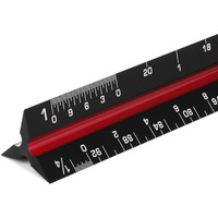 Mr. Pen- Architectural Scale, Scale Ruler, 12 Inch, Black, Scale Ruler Contractor, Architect Scal, Scaling Ruler, Drawing Ruler, Architectural Ruler, Drafting Ruler, Rulers For Drawing, Drafting Tools