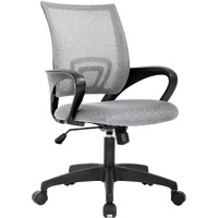 Office Chair Desk Chair Computer Chair Ergonomic Executive Swivel Rolling Chair With Lumbar Support Arms Adjustable Task Chair For Women Adults, Grey
