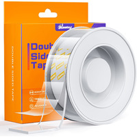 Upgraded Double Sided Tape Heavy Duty,Extra Large Nano Double Sided Adhesive Mounting Tape,Clear & Tough Sticky Poster Wall Tape ,1.18 X 120 In,Multipurpose Tape Picture Hanging Strips For Home Office