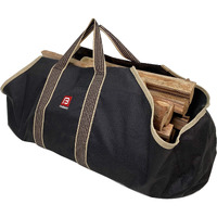 Fire Beauty Large Canvas Log Tote Bag Firewood Log Carrier