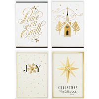 Image Arts Boxed Religious Christmas Cards Assortment, Peace On Earth (4 Designs, 24 Cards With Envelopes)