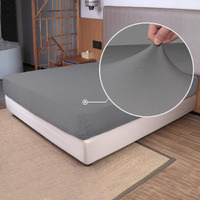 Full Size Fitted Sheet Only - 4-Way Stretch Knit, Snug Fit, Wrinkle Free & Stay In Place, No More Slipping Off For Mattress, Soft & Comfortable - Light Gray, Full