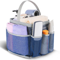 Mesh Shower Caddy Portable For College Dorm Room Essentials,Shower Caddy Dorm With 8-Pocket Large Capacity For Beach,Swimming,Gym,Travel Essentials
