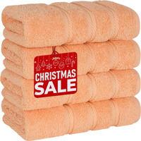 American Soft Linen Hand Towels, Hand Towel Set Of 4, 100% Turkish Cotton Hand Towels For Bathroom, Hand Face Towels For Kitchen, Malibu Hand Towel