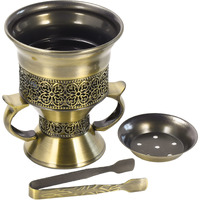 Frankincense Resin Incense Burner, Incense Censer, Bakhoor Burner, Charcoal Incense Burner, Incense Burner With Handle Tongs For Yoga, Spa Aromatherapy