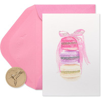 Papyrus Blank Cards With Envelopes, Stack Of Macarons (14-Count)