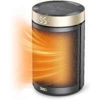 Dreo Space Heater, Portable Electric Heaters For Indoor Use With Thermostat, Digital Display, 1-12H Timer, Eco Mode And Fan Mode, 1500W Ptc Ceramic Fast Safety Heat For Office Bedroom Home