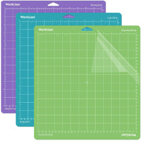 Worklion Cutting Mat 12X12 For Cricut: Cricut Explore One/Air/Air 2/Maker Gridded Adhesive Non-Slip Durable Mat For Sewing Quilting And Arts & Crafts Projects - Cutting Mat Set(Variety)