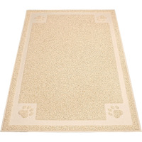 Upsky Large Cat Litter Mat Trapper 35 ""  23 "" Traps Litter From Box And Paws Scatter Control For Litter Box Soft On Sensitive Kitty Paws Easy To Clean (Beige)