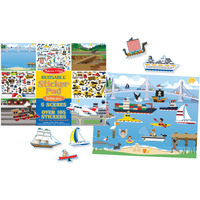 Melissa & Doug Reusable Sticker Pad: Vehicles-165+ Reusable Stickers  Melissa & Doug Kids Reusable Sticker Pad: 165+ Trucks,Trains,Planes,Cars &Construction Vehicle Reusable Stickers For Kids Ages 3+