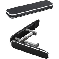 Dwtb Phone Kickstand,Multi-Angle Aluminum Cell Phone Kickstand Attachment(Adjustable Angle)(Vertical And Horizontal Stand) Black
