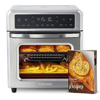 Cosori Air Fryer Oven,13 Qt Airfryer Toaster Oven,11-In-1 Functions With Rotisserie,Dehydrate,Dual Heating Elements With Convection Fan For Fast Cooking,Cookbook & 6 Accessories,Silver,Stainless Steel