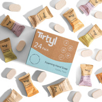 Tirtyl Foaming Hand Soap Tablet Refills - 24 Pack - 192 Fl Oz Total (Makes 24X 8 Fl Oz Bottles Of Soap) - Cleansing & Moisturizing - Compostable Packaging - Bulk Variety Fragrance Pack