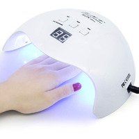 Gel Uv Led Nail Lamp,Lke Nail Dryer 40W Gel Nail Polish Uv Led Light With 3 Timers Professional For Nail Art Tools Accessories White