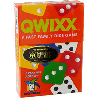 Gamewright Qwixx - A Fast Family Dice Game Multi-Colored, 5""