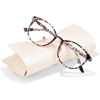 Fonhcoo Blue Light Blocking Glasses Women Men Computer Eyeglasses,Tr90 Fashion Round Transparent Anti Blue Light Glasses With Anti Eyestrain & Uv Glare For Gaming & Reading (Tortoise)